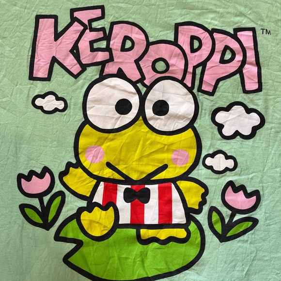 Men’s Keroppi Graphic T-Shirt in Light Green - Picture 2 of 5